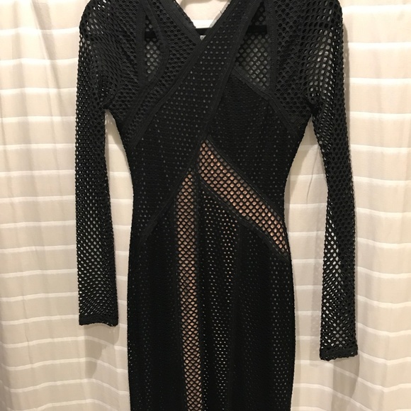 jaylynn mesh patchwork dress